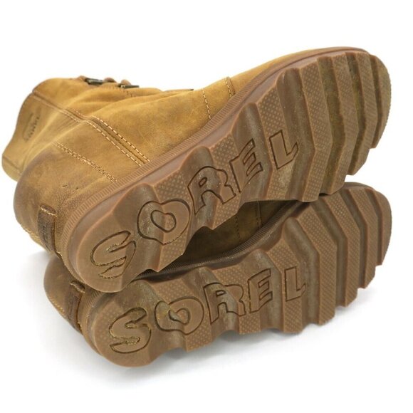 Sorel Joan of Arctic Wedge Mid Boot Ash Brown Waterproof Bootie Women's 8M - Picture 6 of 7